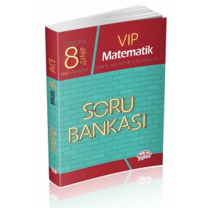 Editr Yaynlar 8. Snf VIP Matematik Soru Bankas