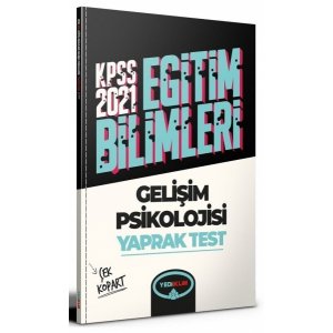 Yediiklim Yaynlar 2025 KPSS Eitim Bilimleri Geliim Psikolojisi ek Kopart Yaprak Test