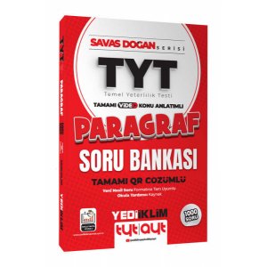 Yediiklim Yaynlar 2025 TYT Sava Doan Serisi Tamam Video Konu Anlatml ve QR zml Paragraf Soru Bankas